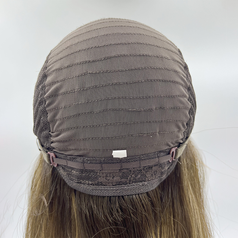 Front Lace Top Wig Lace top-#B6/10/12 Balayage-18 INCHES - Image 6