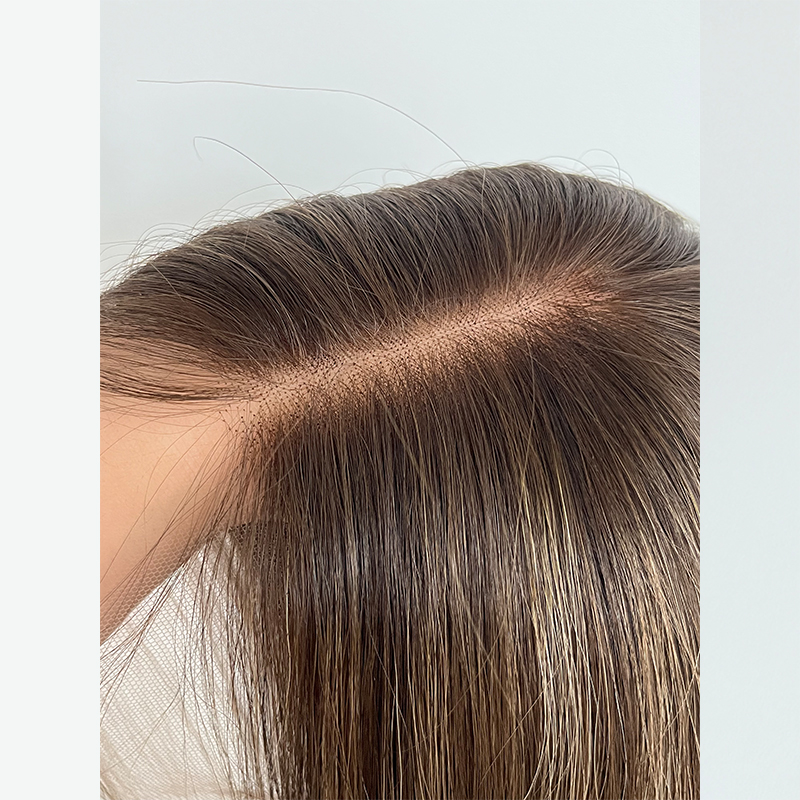 Front Lace Top Wig Lace top-#B6/10/12 Balayage-18 INCHES - Image 7