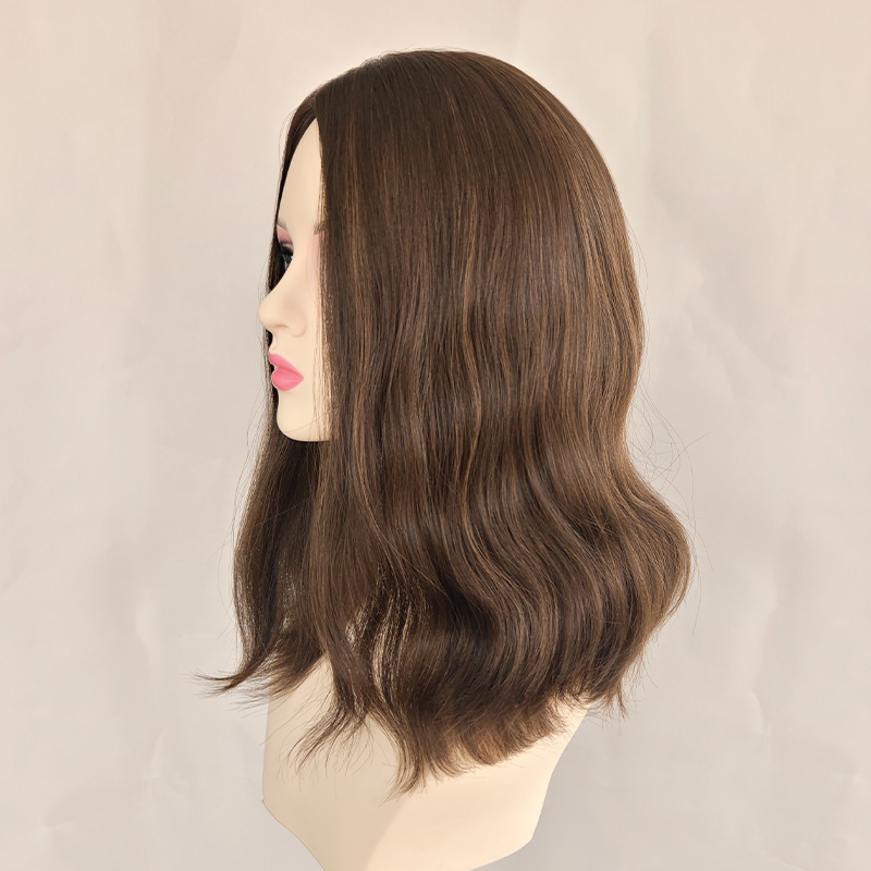 Ewish Wig Silk Top - 4/8# Highlight-16inches - Image 3