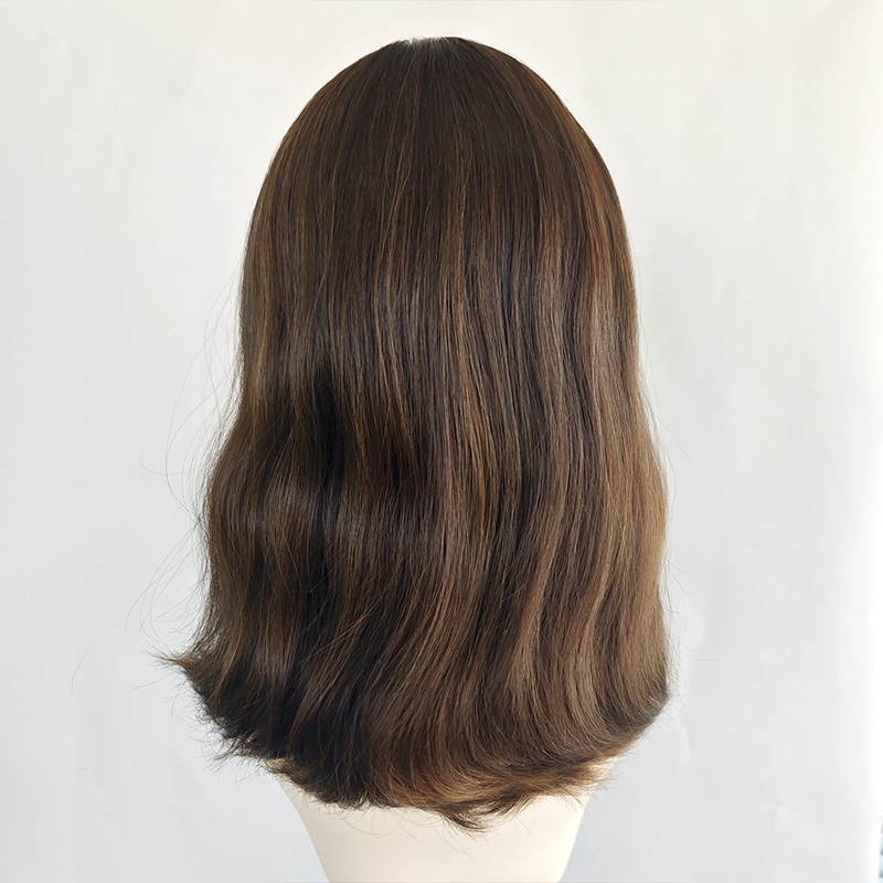 Ewish Wig Silk Top - 4/8# Highlight-16inches - Image 4
