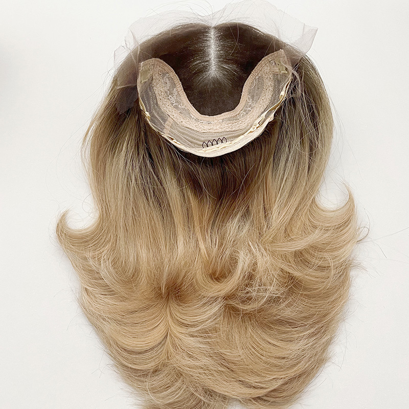Swiss Front Lace -Lace Top Wig-#B16/20/1001 Balayage - Image 5