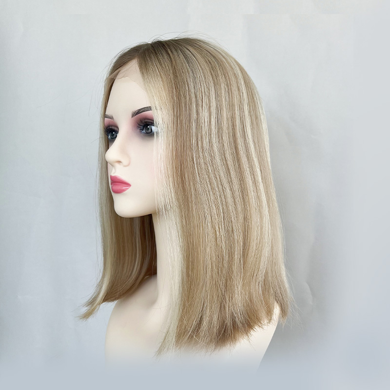 Swiss Front Lace -Lace Top Wig #B201001 14INCHES BOB