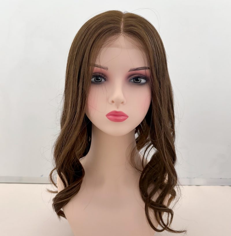 Medical Wig  Full hand tied lace -#B6/10/12 Highlight